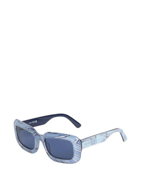 PUCCI Labirinto rectangular sunglasses - Blue - zdjęcie produktu nr 2