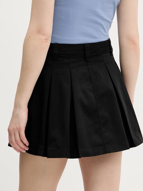 Dickies spódnica kolor czarny mini rozkloszowana DK0A4Z87BLK1