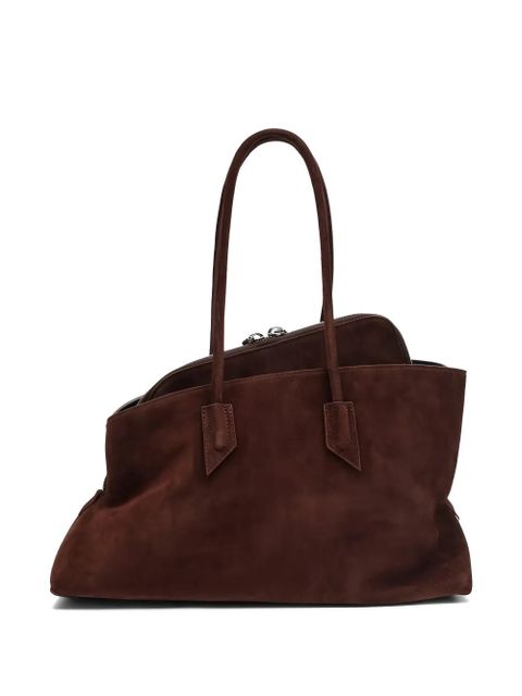 The Attico top handle tote bag - Brown