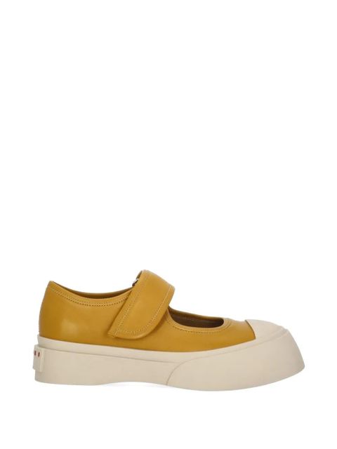 Marni strap platform flat shoes - Yellow - zdjęcie produktu nr 1