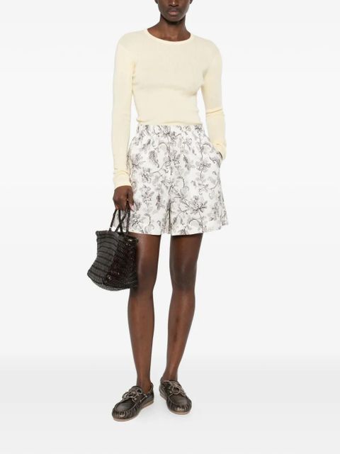 Golden Goose floral-print shorts - Neutrals - zdjęcie produktu nr 2