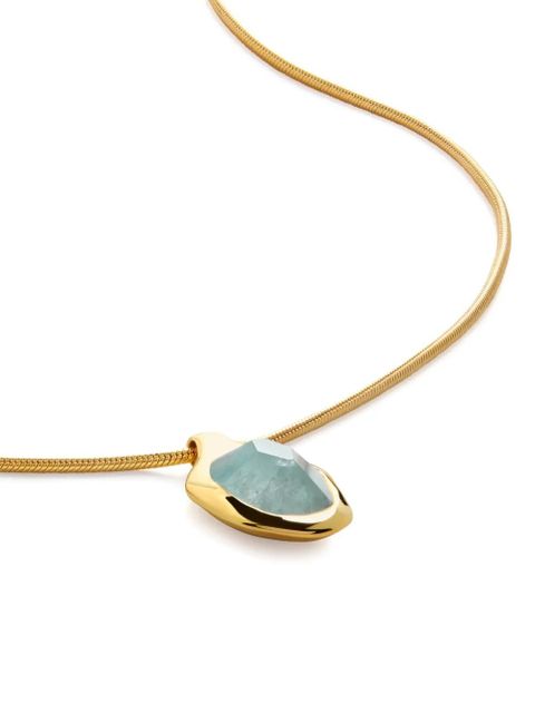 Monica Vinader gemstone-embellished necklace - Gold - zdjęcie produktu nr 2