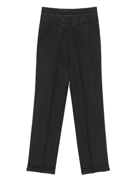 Maison Margiela drawstring-waist trousers - Brown - zdjęcie produktu nr 2