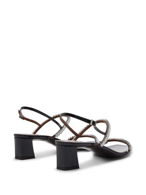 Giuseppe Zanotti 45mm Valentiine Crystal sandals - Black - zdjęcie produktu nr 2