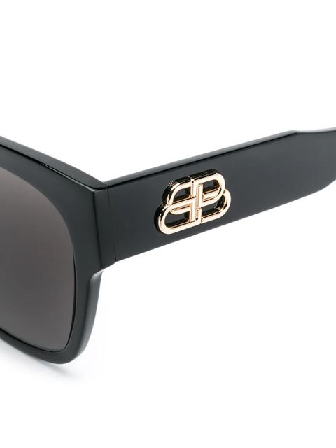 Balenciaga Eyewear Paris square sunglasses - Black