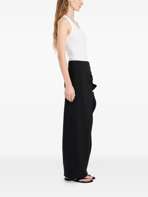 Proenza Schouler Cella ruffled maxi skirt - Black
