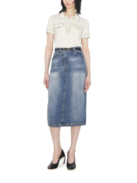 Tory Burch denim skirt - Blue - zdjęcie produktu nr 2