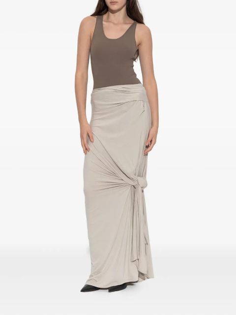 ENTIRE STUDIOS knotted maxi skirt - Grey - zdjęcie produktu nr 2