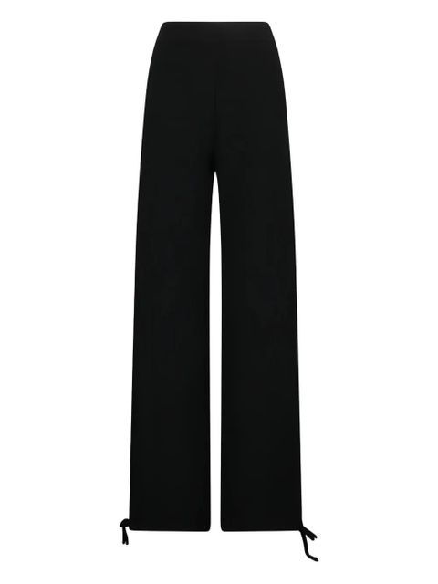 Max Mara Nigeria tie-fastening trousers - Black - zdjęcie produktu nr 1