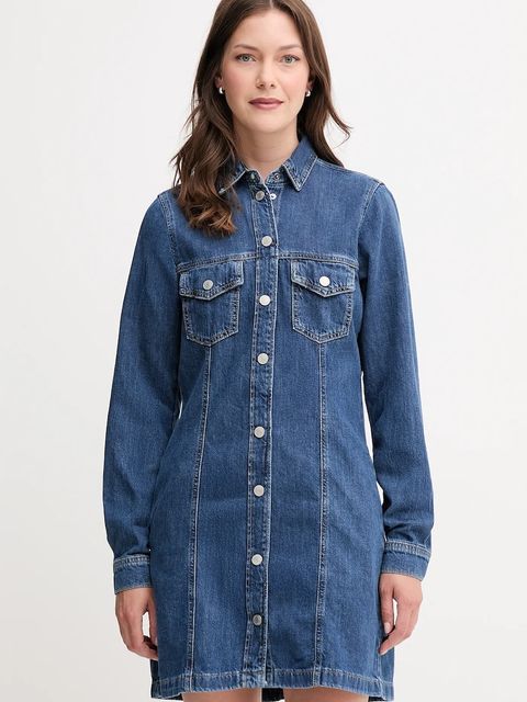 Pepe Jeans sukienka jeansowa kolor niebieski mini prosta PL95377284C1 - zdjęcie produktu nr 1