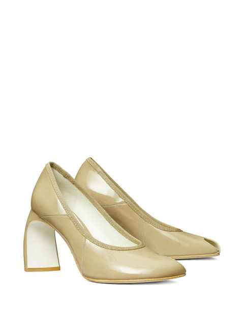 Tory Burch 90mm peep-toe pumps - PALO SANTO - zdjęcie produktu nr 2