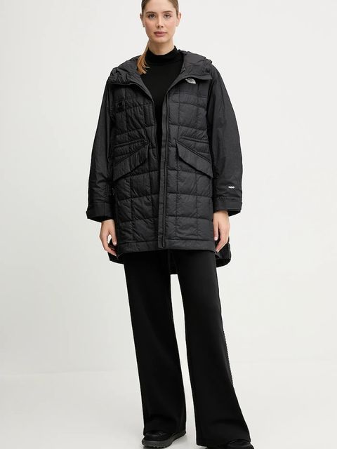 The North Face parka puchowa Dynamic kolor czarny zimowa NF0A8E7AJK31