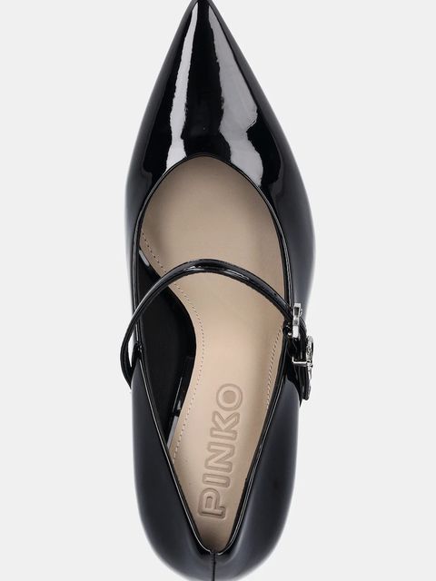 Pinko czółenka Viola 01 kolor czarny na słupku SD0415E002Z99