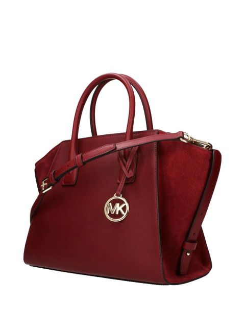 Michael Kors small Avril leather tote bag - Red