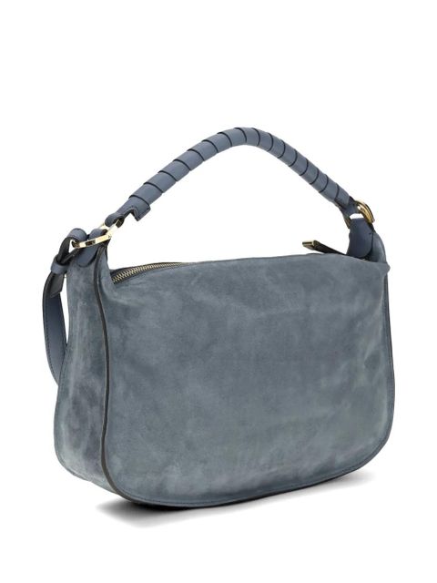 Chloé small Marcie leather shoulder bag - Blue - zdjęcie produktu nr 1