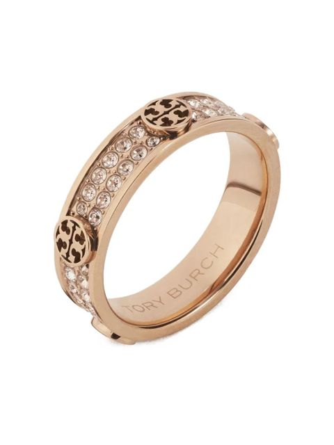 Tory Burch pavé icon ring - Pink - zdjęcie produktu nr 2