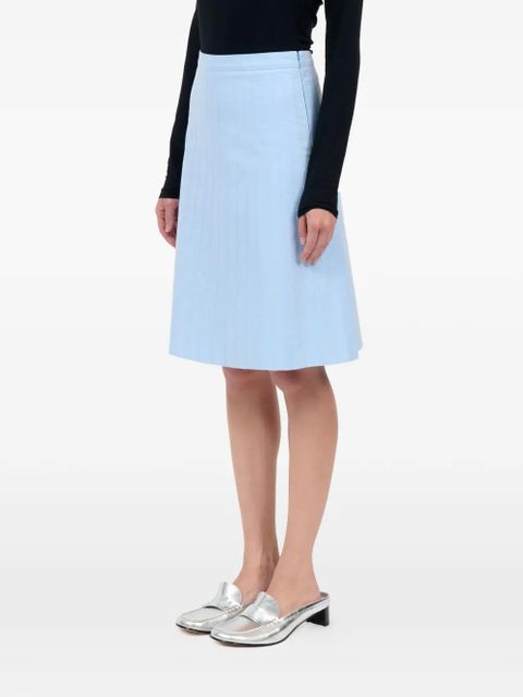 MM6 Maison Margiela striped mini skirt - Blue