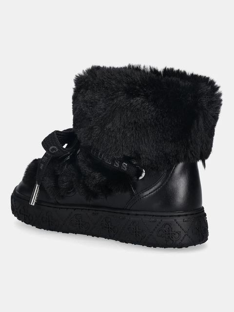 Guess śniegowce UNESSA kolor czarny FLFUEK FUR10 - zdjęcie produktu nr 2