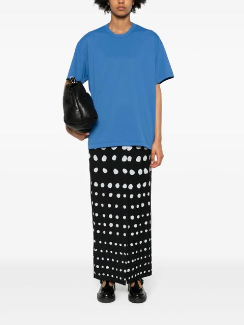 Comme Des Garçons tonal-stitching short-sleeve t-shirt - Blue - zdjęcie produktu nr 2