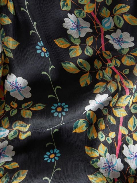 ETRO floral-print silk dress - Black - zdjęcie produktu nr 2