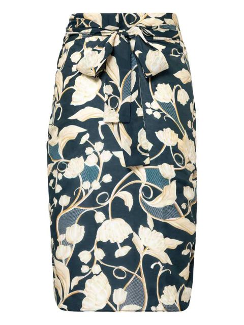 Agua By Agua Bendita Emelina Perla floral-print pareo - Blue - zdjęcie produktu nr 2