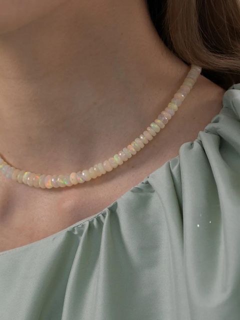 Jennifer Behr Sadie beaded necklace - Neutrals - zdjęcie produktu nr 2