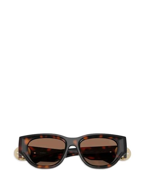 Burberry Eyewear logo-detail sunglasses - Brown