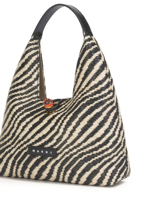Marni animal-pattern bag - Black