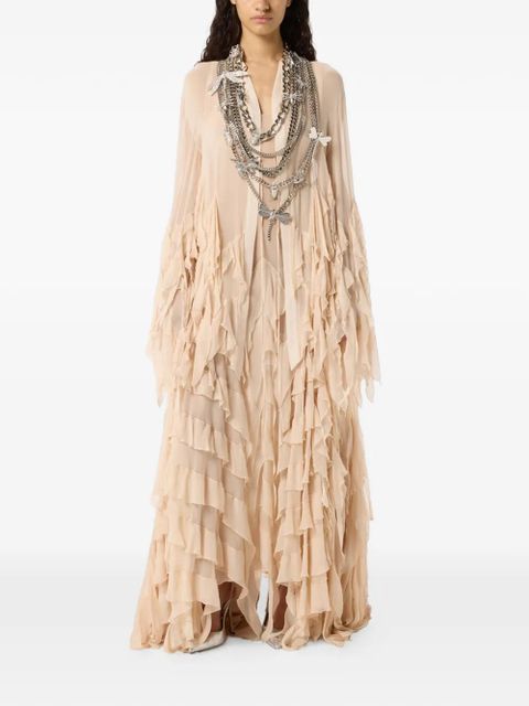 Blumarine ruffled shirt - Neutrals - zdjęcie produktu nr 2