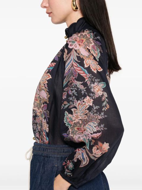 ZIMMERMANN Rhiannon Billow blouse - Blue