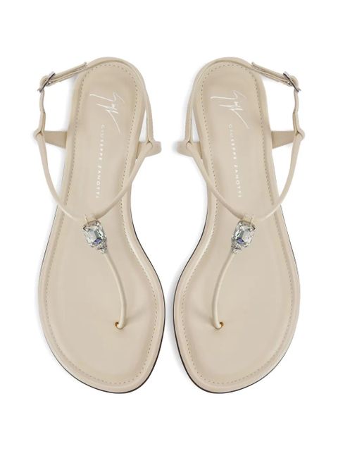 Giuseppe Zanotti Muse flat sandals - Neutrals