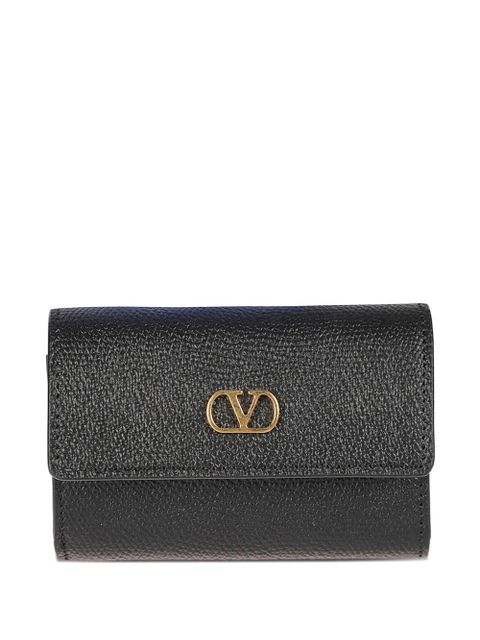 Valentino Garavani Vlogo leather wallet - Black - zdjęcie produktu nr 1