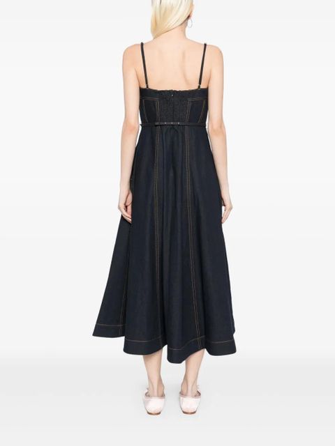 ZIMMERMANN denim corset dress - Blue