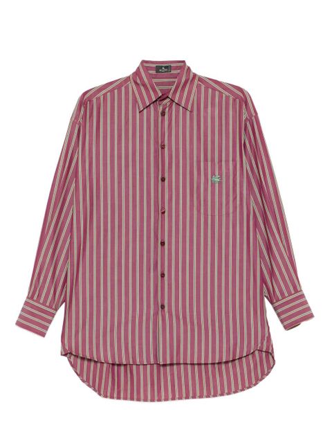 ETRO striped chest-pocket shirt - Red - zdjęcie produktu nr 1