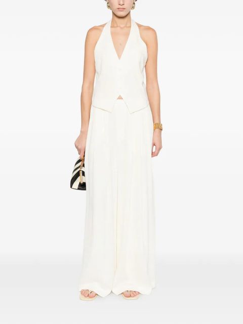 Eleh button pleated tailored trousers - Neutrals - zdjęcie produktu nr 2