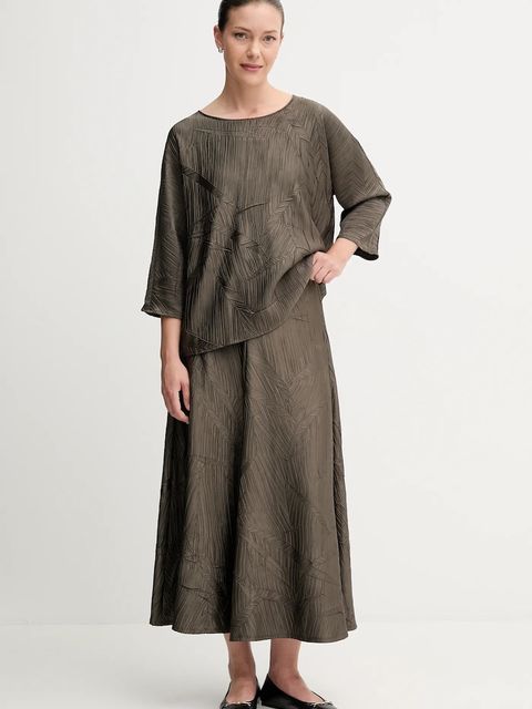 Joseph Ribkoff spódnica kolor zielony maxi rozkloszowana 253248 - zdjęcie produktu nr 2