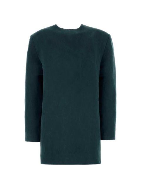 Saint Laurent satin mini dress - Green - zdjęcie produktu nr 1