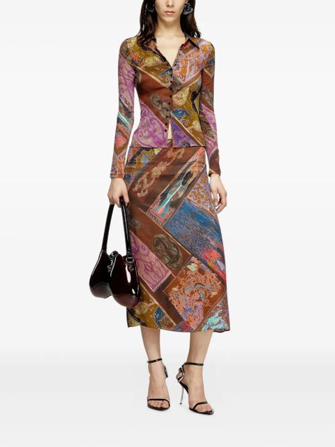 Diesel C-Amelia shirt - Brown