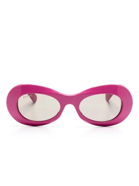 Gucci Eyewear Interlocking G sunglasses - Pink - zdjęcie produktu nr 1
