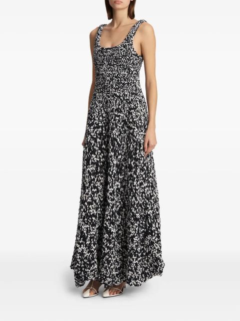 KHAITE Twigs maxi dress - Black