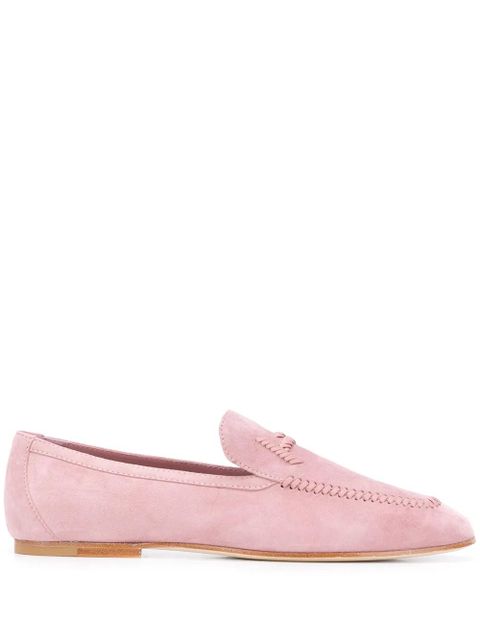 Tod's woven logo loafers - Pink - zdjęcie produktu nr 1