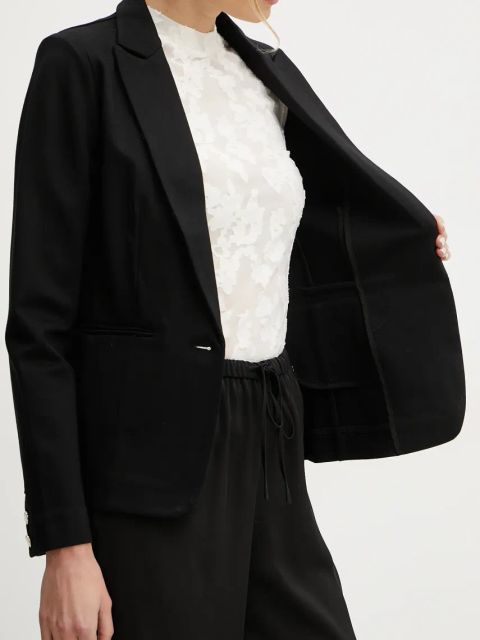 Morgan marynarka VELO kolor czarny jednorzędowa gładka VELO