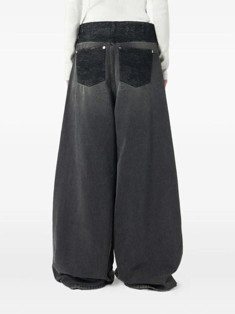 Blumarine wide-leg jeans - Grey