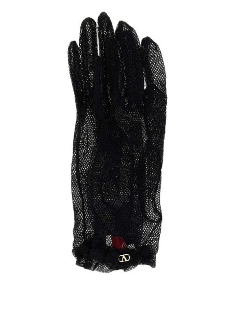 Valentino Garavani mesh gloves - Black - zdjęcie produktu nr 1