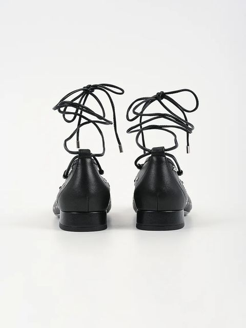 Karl Lagerfeld baleriny skórzane KERRIE