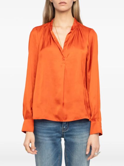 Zadig&Voltaire Tink satin blouse - Orange