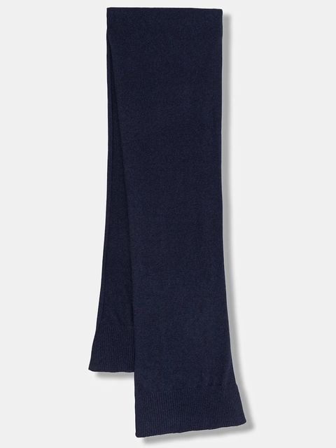 United Colors of Benetton szalik wełniany kolor granatowy gładki 1002DU01E - zdjęcie produktu nr 1