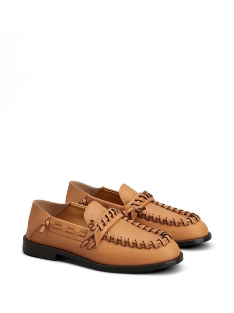 Tod's braided loafers - Brown - zdjęcie produktu nr 2