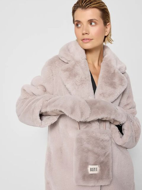 Bizuu rękawiczki ROKKA damskie kolor beżowy ROKKA BEŻOWY