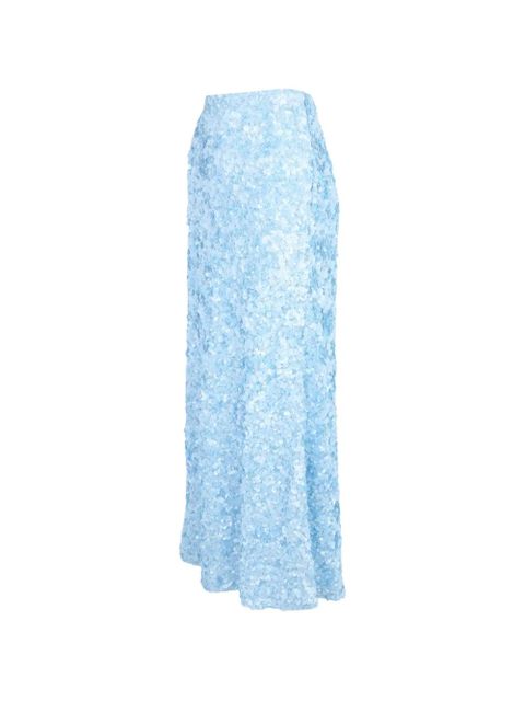 Acler Pipson maxi skirt - Blue